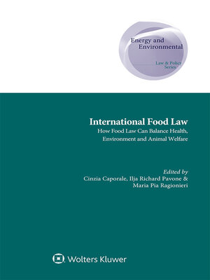 cover image of International Food Law